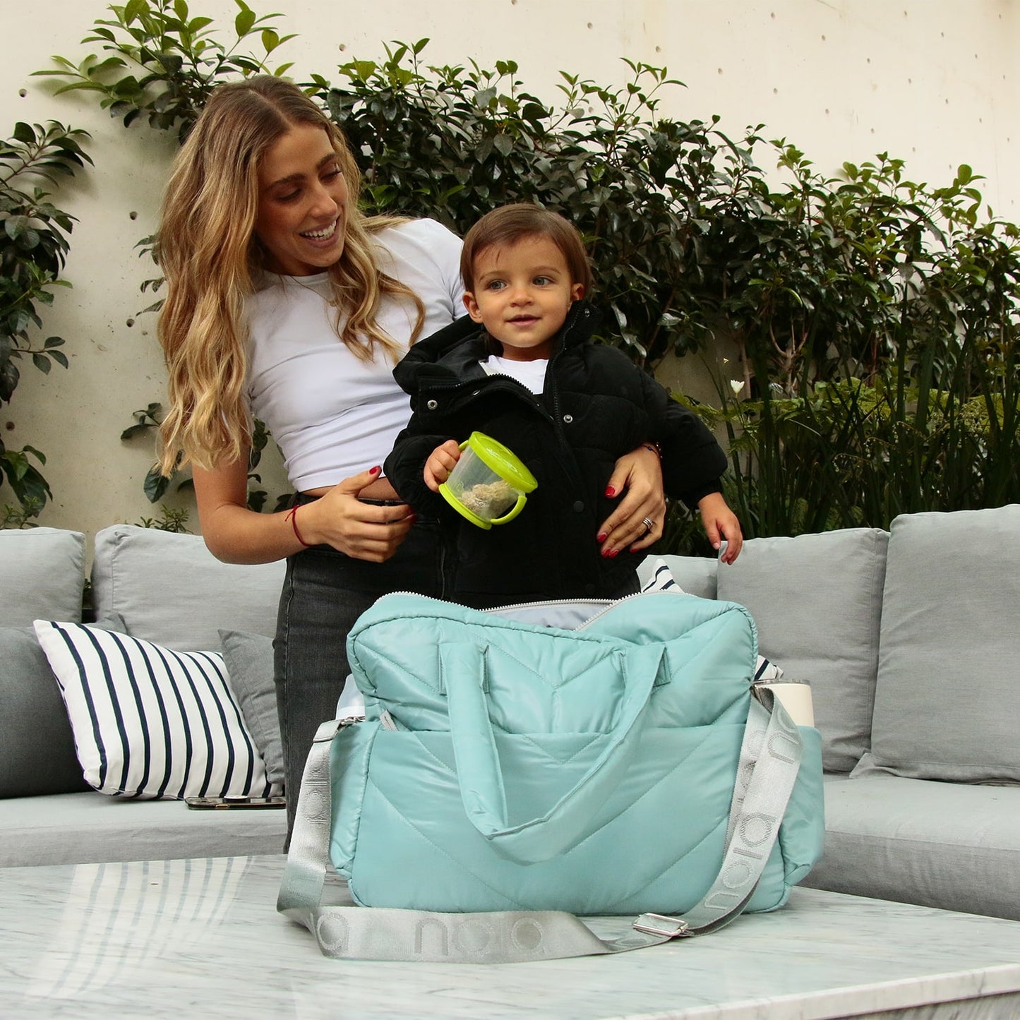 Maletín Pañalero Menta