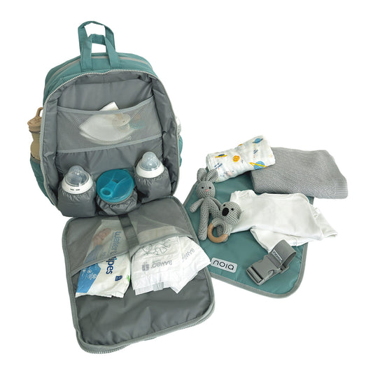 Mochila Pañalera Menta