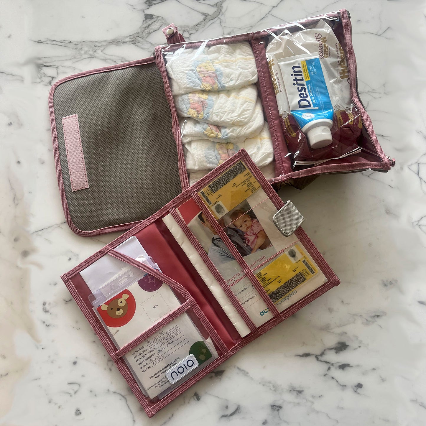 Pack Organizado Shinny Champagne Rosa