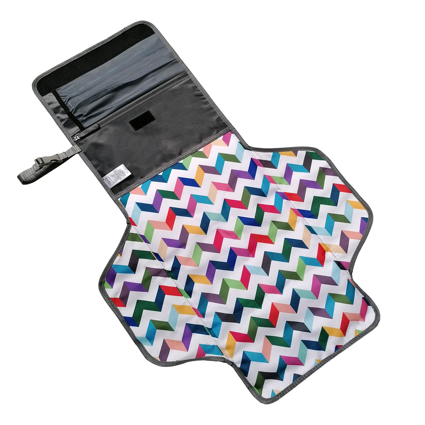 Cambiador portátil Zigzag exterior Plomo