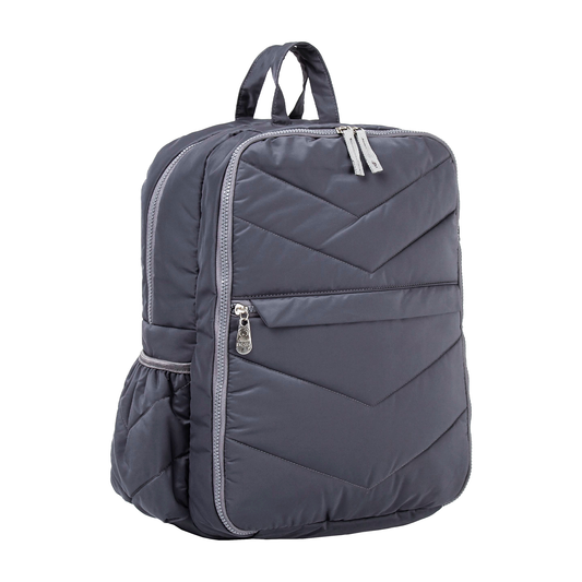Mochila Pañalera Plomo