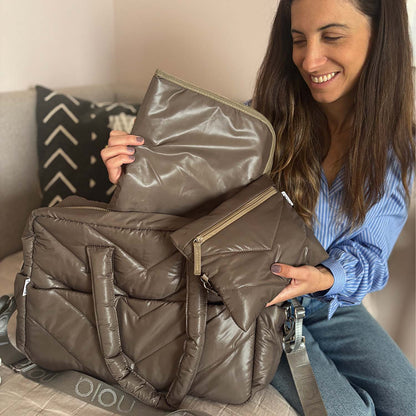 Maletín Pañalero Mocha Mousse