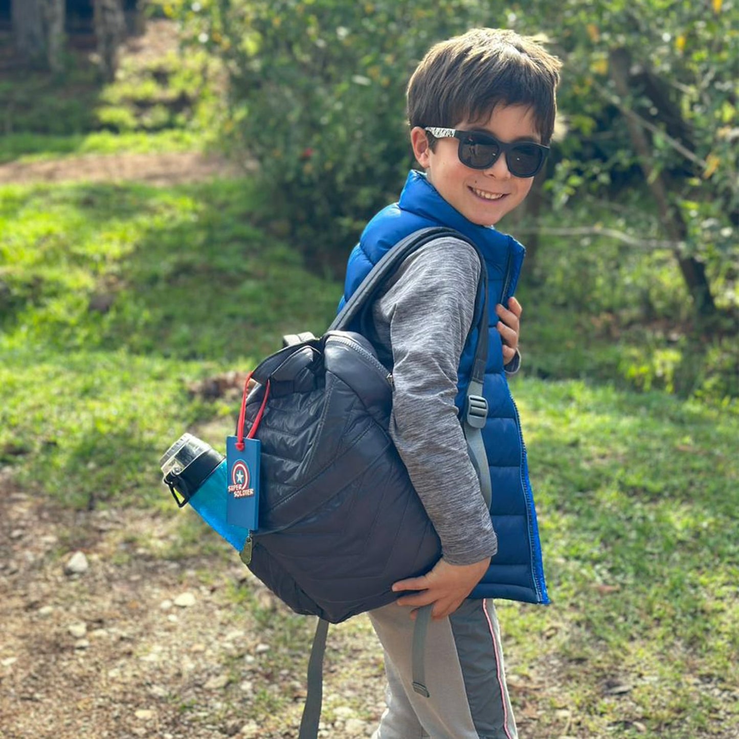 Mini mochila Plomo