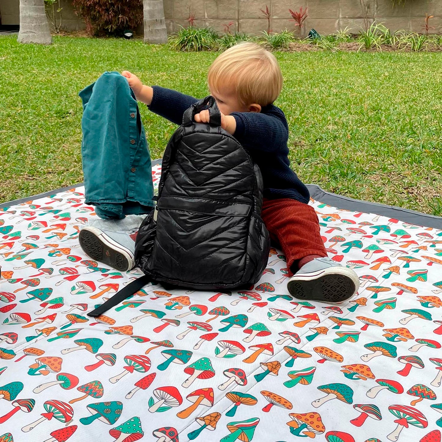 Mini mochila Negro