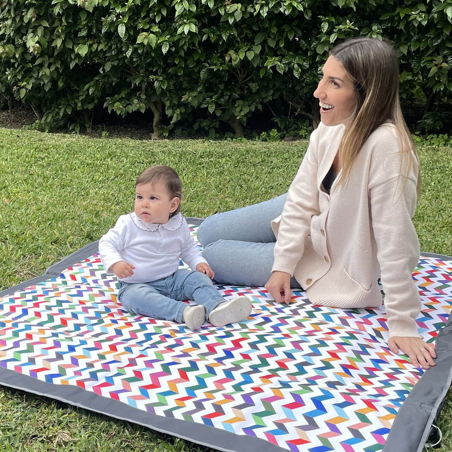 Noia Mat Zigzag exterior Plomo