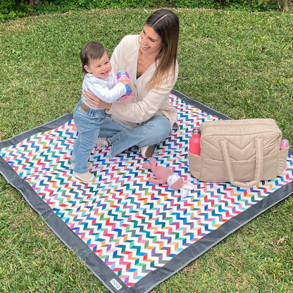 Noia Mat Zigzag exterior Plomo