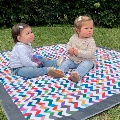 Noia Mat Zigzag exterior Plomo