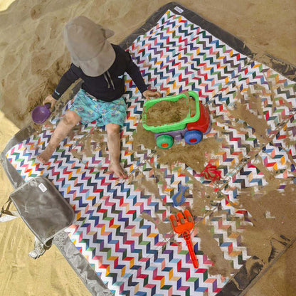 Noia Mat Zigzag exterior Plomo