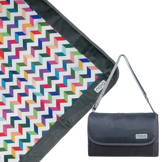 Noia Mat Zigzag exterior Plomo