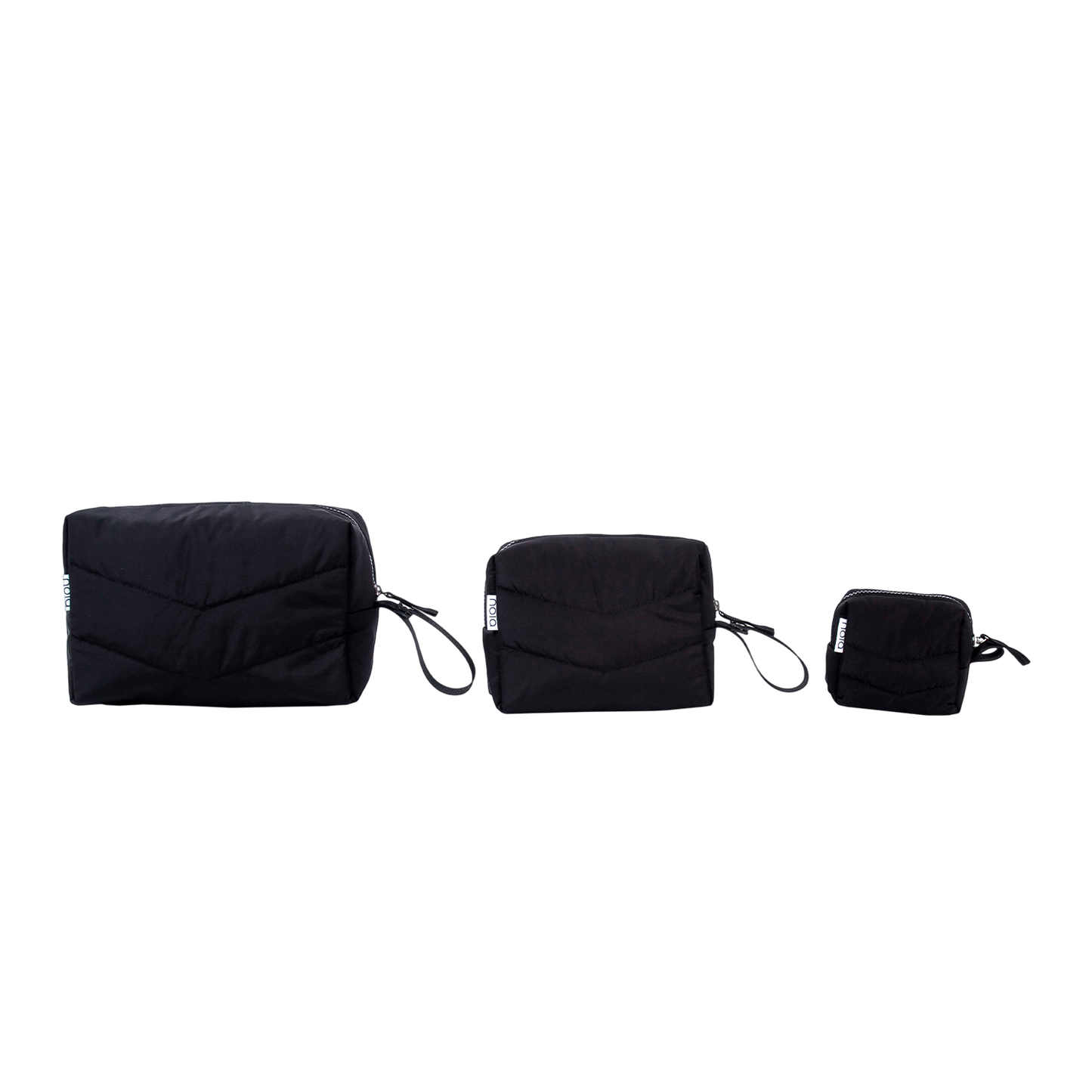 Pack de neceseres Negro