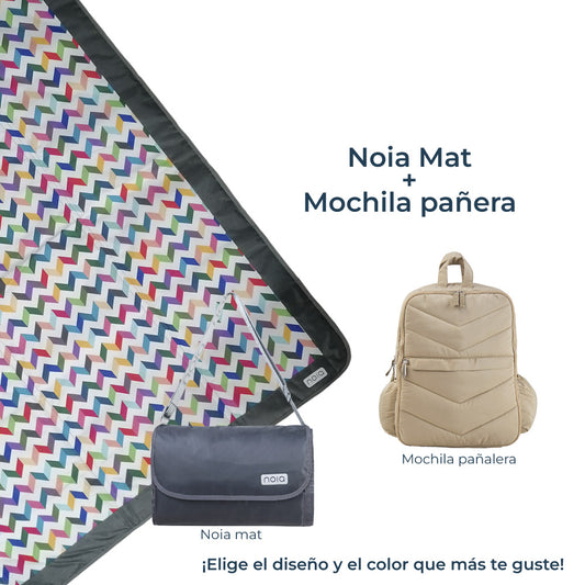 Pack Noia Mochila Pañalera