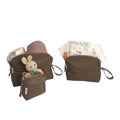 Pack de neceseres Mocha Mousse