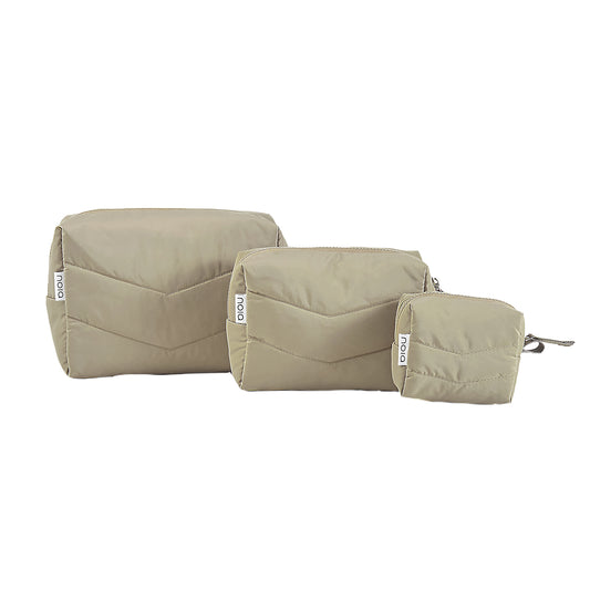 Pack de neceseres Beige