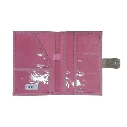 Porta documentos Shinny Champagne Rosa