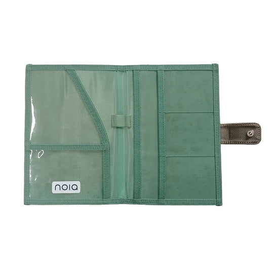 Porta documentos Shinny Champagne Menta