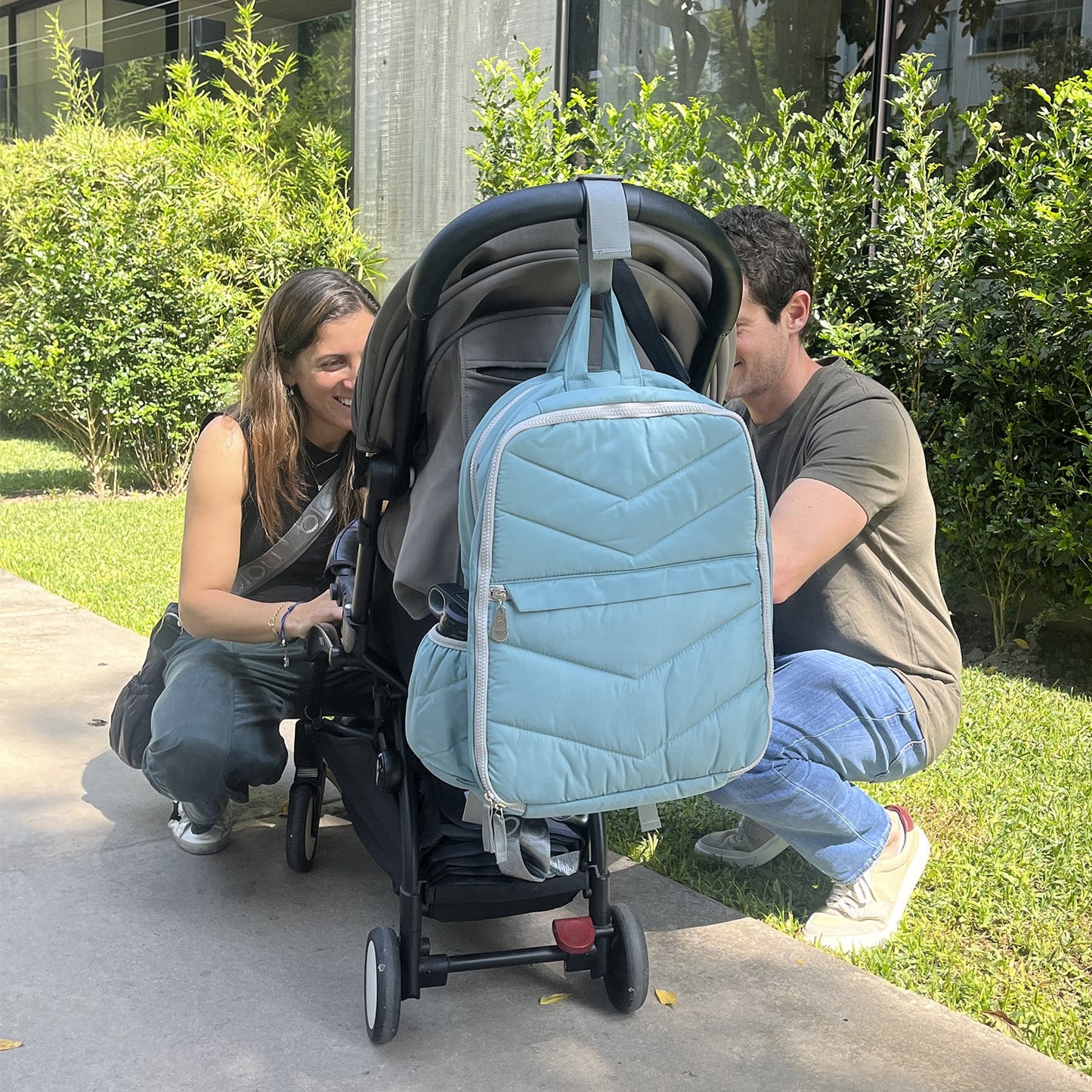 Mochila Pañalera Menta