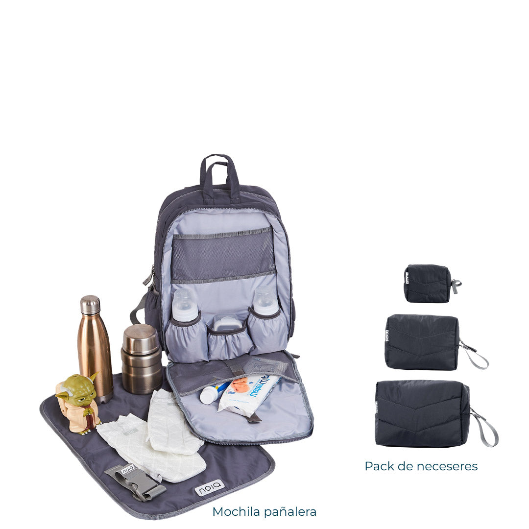 Pack Welcome Baby Plomo